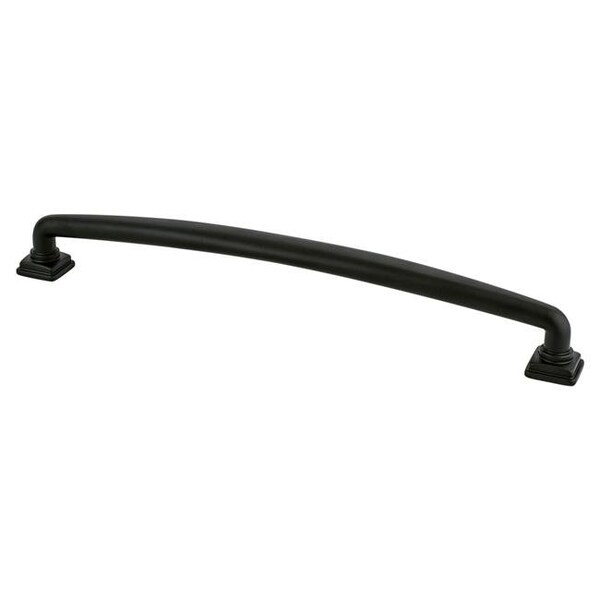 Berenson Berenson 1299-1055-P 224 mm CC Tailored Traditional Appliance Pull with Matte Black 1299-1055-P - main